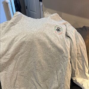 Kill Crew Gray Hoodie with Graphic Print